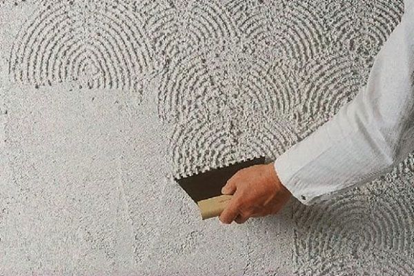 Использование цикли при штукатурке